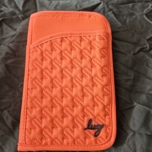 Lug Tandem SE Quilted Wallet in Orange